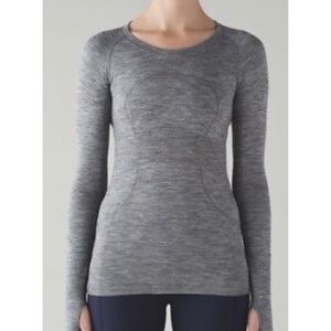 Lululemon swiftly long sleeve (metallic/sparkle)